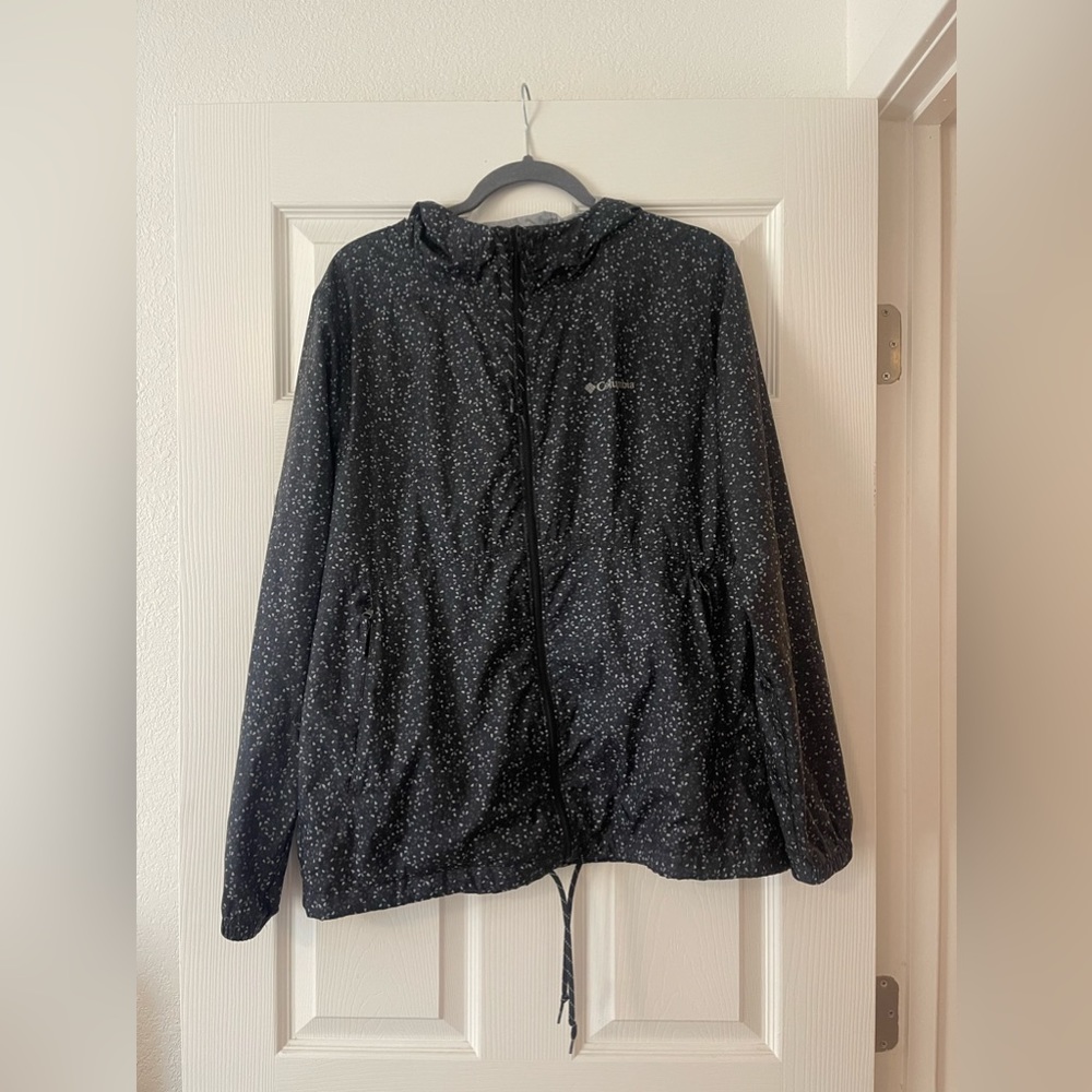 COLUMBIA Jacket Windbreaker Full Zip Size L